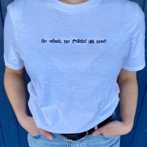 “So what, no f*ckin’ ziti now?” Tee Shirt